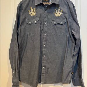 Howler Brothers Cactus Yellow Rose Austin City Limits Gaucho Snapshirt